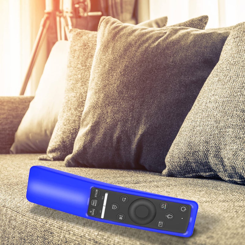 Lambcare Case Compatible with Samsung Smart TV Remote Controller BN59 Series, Light Weight Silicone Cover Protector Shockproof Anti-Slip Remote Skin Sleeve - Blue - Image 3